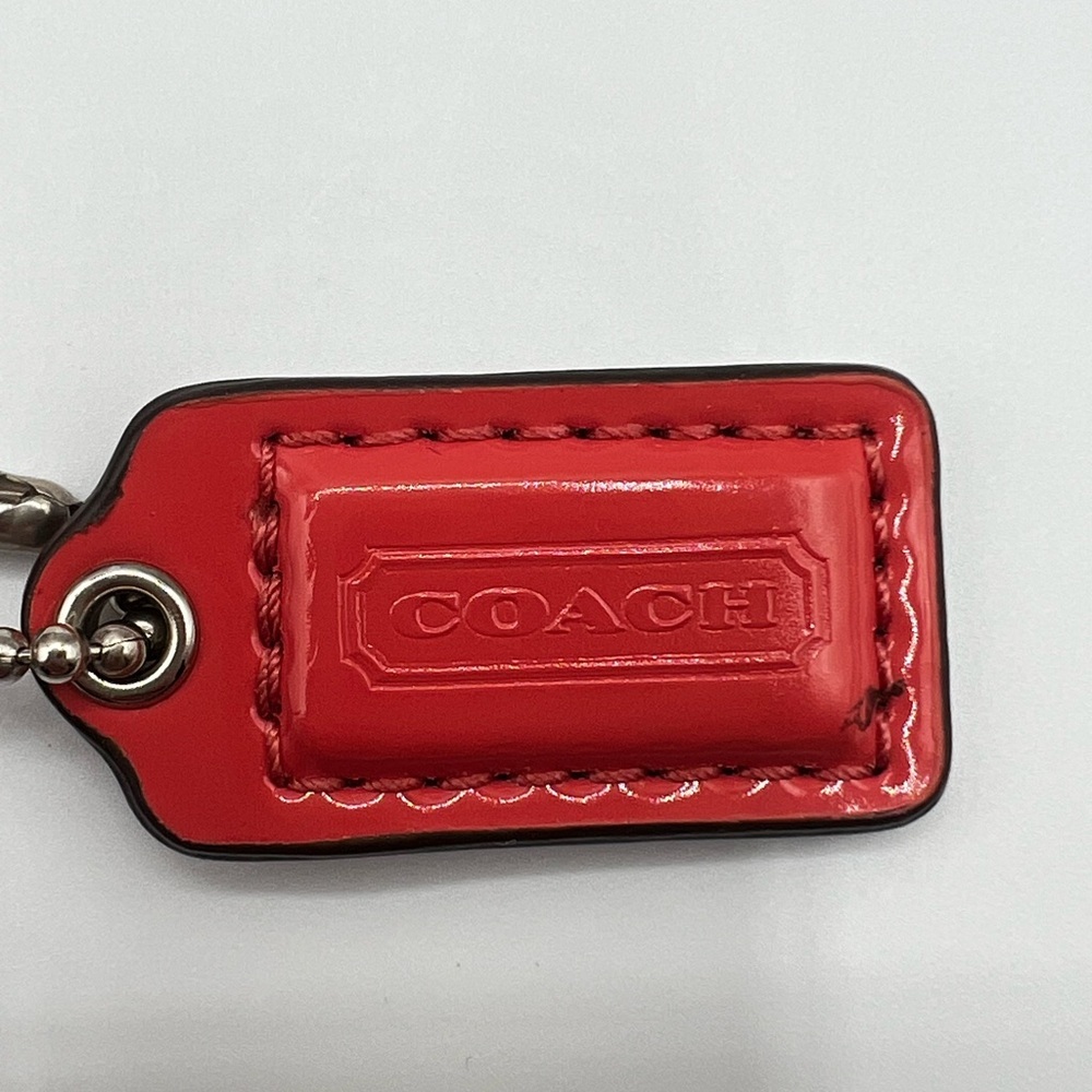 Coach Pop Art Multicolored Signature Circle Print Wristlet - Red Trim - Picture 5 of 15